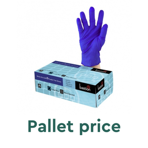 Nitrile Ultra Soft Cobalt Blue P/F X-Small - Bastion - Pallet 75ctns